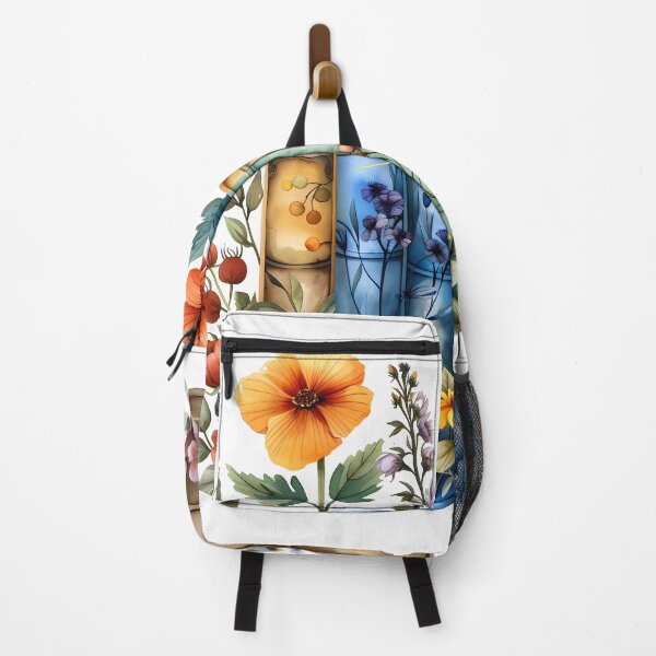 Item preview, Whimsical Floral Bookstack Vintage Literary Garden Art designed and sold by VineVibe16Studio.
