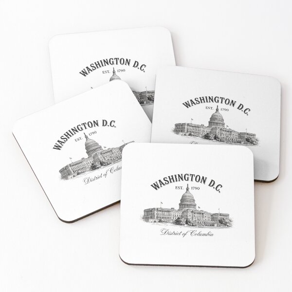 Item preview, Washington DC Est 1790 Capitol Building Sketch designed and sold by Fenay Designs.