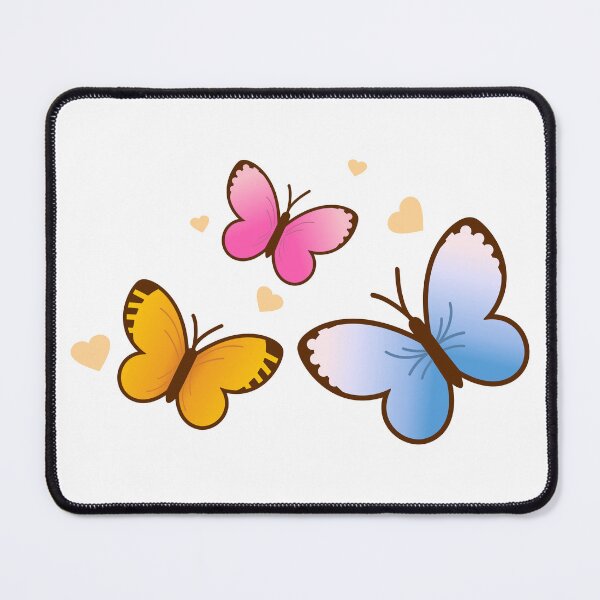 Item preview, Whimsical Trio of Vibrant Spring Butterflies designed and sold by Jam Dream.