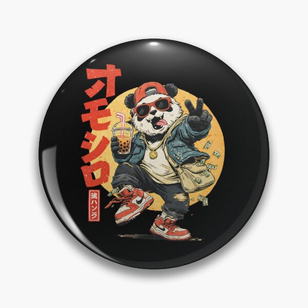 Item preview, Cool Panda Streetwear Japanese Graffiti Urban Style designed and sold by ZenvyraLab.