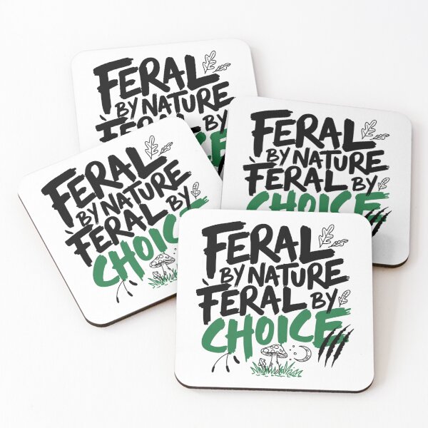 Item preview, Feral By Nature Feral By Choice designed and sold by IslandTyped.