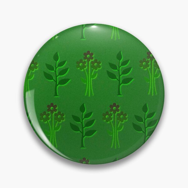 Item preview, Lively Green Floral Pattern with Vibrant Contrast designed and sold by IntelliMindDesigns.