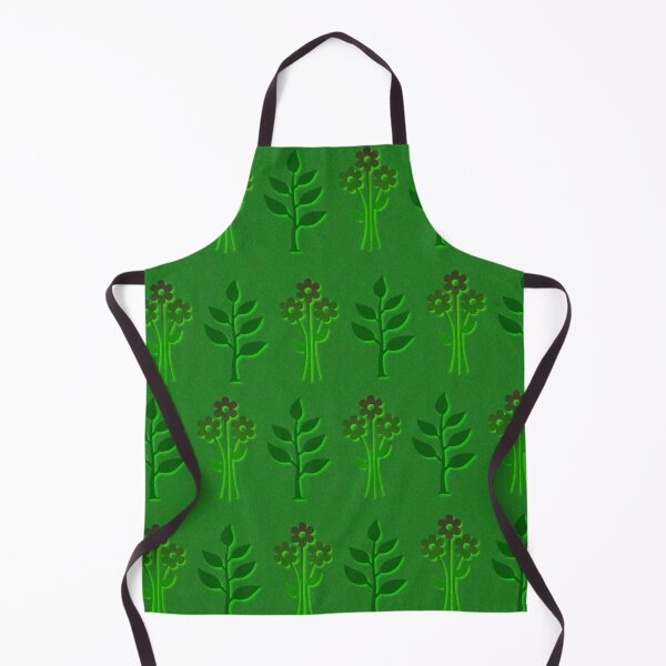 Item preview, Lively Green Floral Pattern with Vibrant Contrast designed and sold by IntelliMindDesigns.