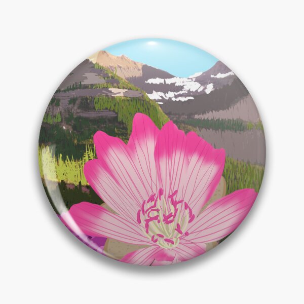 Item preview, Montana State Flower Stamp designed and sold by Peachy-Keen-Co.