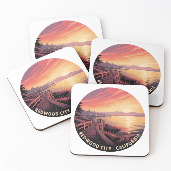 Item preview, Redwood City California: Waterfront Sunset designed and sold by CircinusStore.