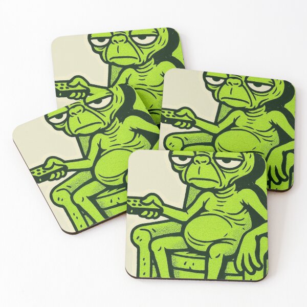 Item preview, “SOFA SUPREMACY: REMOTE‑WIELDING GREEN GREMLIN OF PRIME‑TIME CHAOS” designed and sold by Print Fiction.