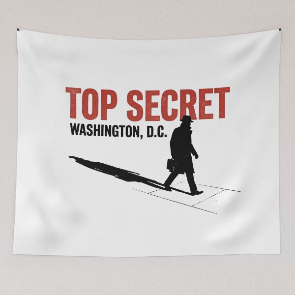 Item preview, Top Secret Washington DC Spy Silhouette designed and sold by Fenay Designs.