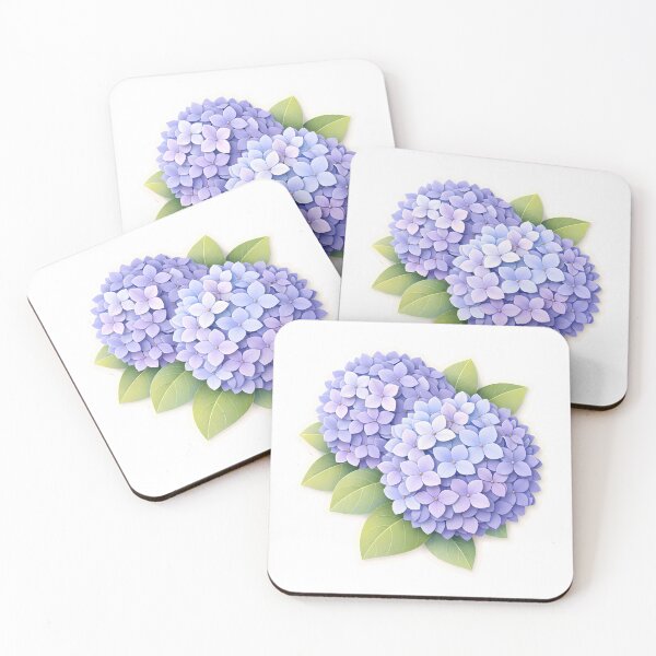 Item preview, Hydrangea Sticker | Blue Botanical Flower Sticker | Hydrangea Gift for Flower Lover designed and sold by Symbol Universe.