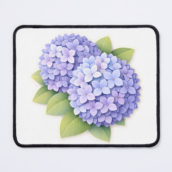 Item preview, Hydrangea Sticker | Blue Botanical Flower Sticker | Hydrangea Gift for Flower Lover designed and sold by Symbol Universe.