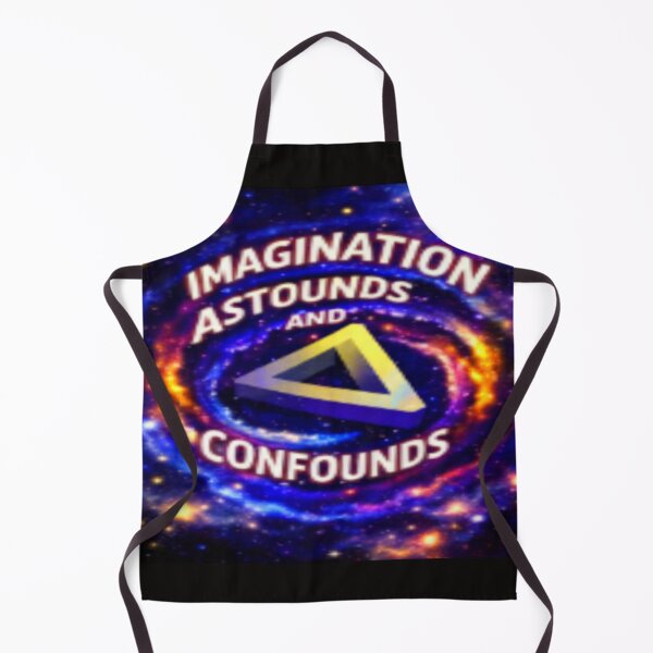 Item preview, imagination astounds fluorescence colorful typographic geometric abstract designed and sold by SmashingDeals.