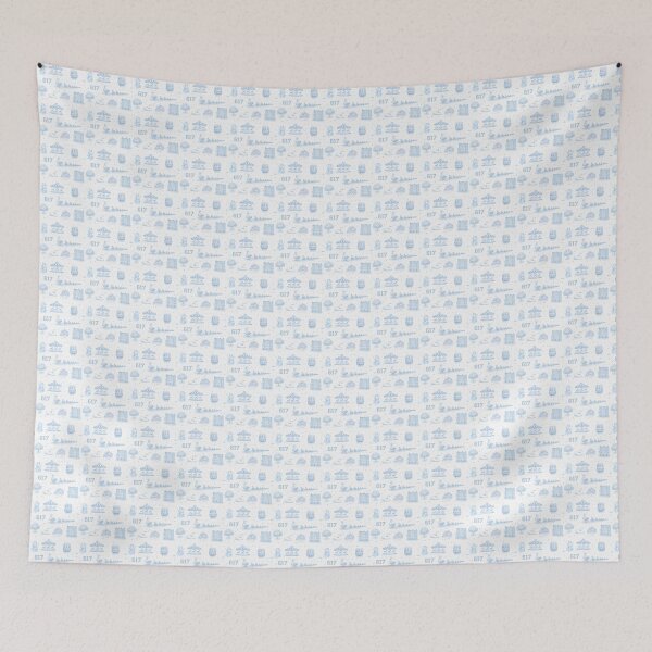 Item preview, Boston Public Garden and Boston Common nursery print designed and sold by cityette.