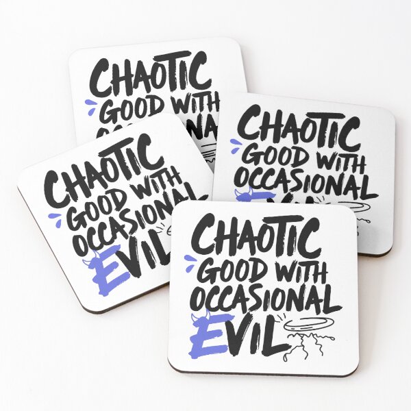 Item preview, Chaotic Good With Occasional Evil designed and sold by IslandTyped.