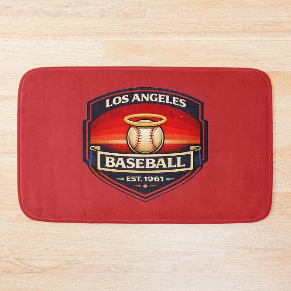 Item preview, Los Angeles Baseball Vintage Badge 1961 Retro Angels Style Halo Sunset Design designed and sold by GhostDawgs.