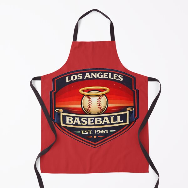 Item preview, Los Angeles Baseball Vintage Badge 1961 Retro Angels Style Halo Sunset Design designed and sold by GhostDawgs.