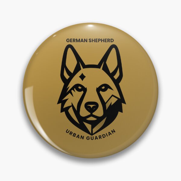 Item preview, German Shepherd Geometric Dog Art Urban Guardian designed and sold by GeoWild Designs.