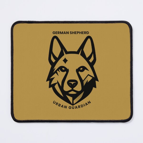 Item preview, German Shepherd Geometric Dog Art Urban Guardian designed and sold by GeoWild Designs.