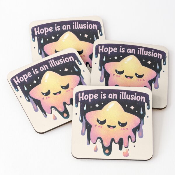 Item preview, Everything Is Fine Cute Star Meme | Dark Humor Cosmic Chaos Sticker designed and sold by VectorJoy.