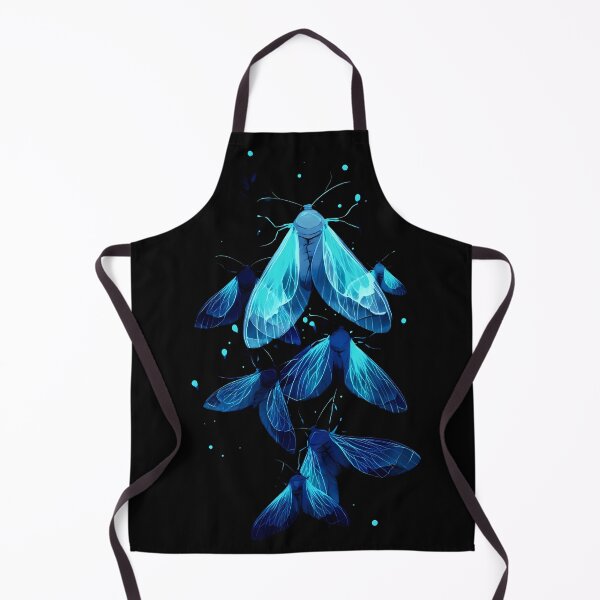 Item preview, Blue Glowing Moth Cluster designed and sold by Crystal Furciniti.
