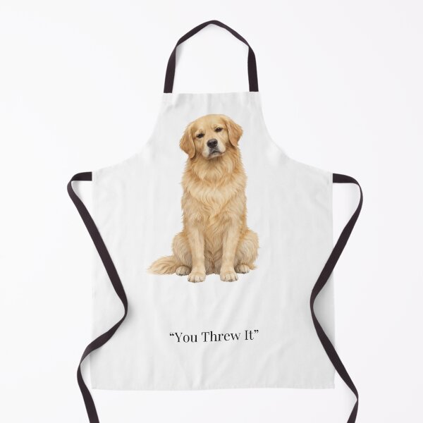 Item preview, You Threw It Dog – Funny Minimalist Dog Design designed and sold by Refinedpaws.