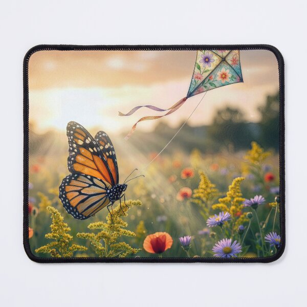 Item preview, Monarch Butterfly Flying a Kite designed and sold by Maria Dryfhout.