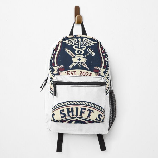 Item preview, Night Shift Squad Vintage Nurse Emblem Retro Medical Badge Design designed and sold by urbinet.