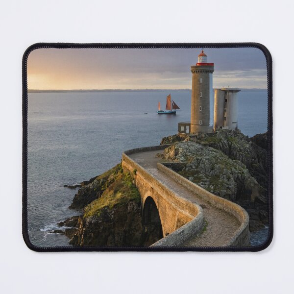Item preview, Sailboat passing Phare du Petit Minou designed and sold by Gerard Fornarotto.