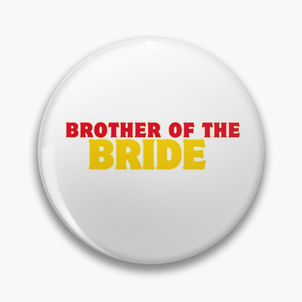 Item preview, Brother Of The Bride Comic Book Style Typography Design designed and sold by VibranPalette.