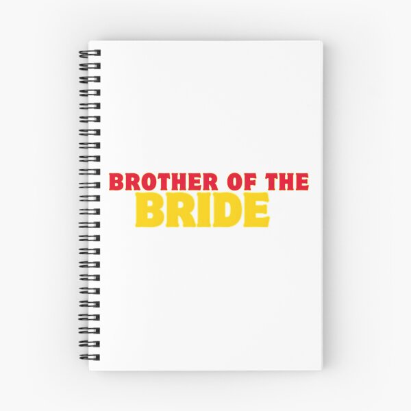 Item preview, Brother Of The Bride Comic Book Style Typography Design designed and sold by VibranPalette.