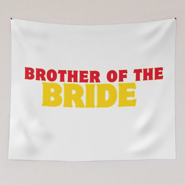 Item preview, Brother Of The Bride Comic Book Style Typography Design designed and sold by VibranPalette.