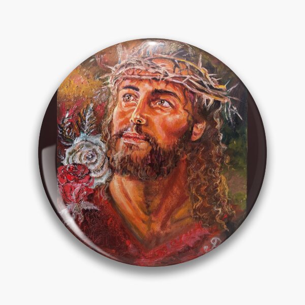 Item preview, Jesus with Crown of Thorns designed and sold by artworkbyevi.