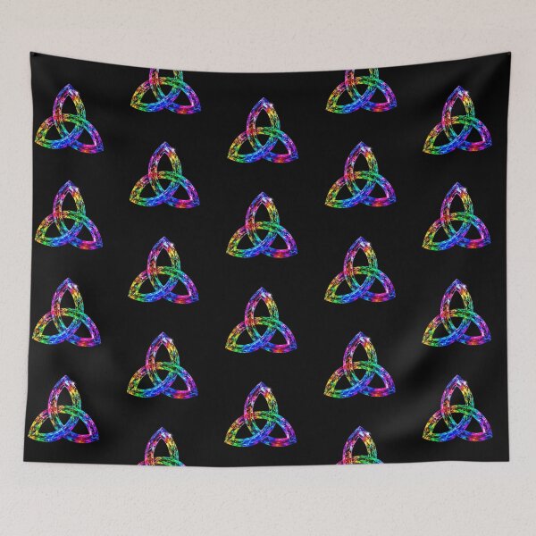 Item preview, Rainbow Crystal Triquetra Knot designed and sold by Crystal Furciniti.
