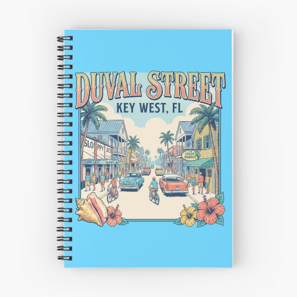 Item preview, Key West Florida – Duval Street Vintage Tropical Vacation Souvenir designed and sold by Milasneeze.