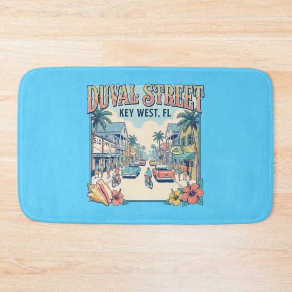 Item preview, Key West Florida – Duval Street Vintage Tropical Vacation Souvenir designed and sold by Milasneeze.