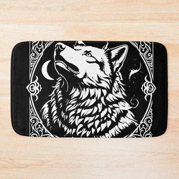 Item preview, wolf head illustration designed and sold by Brexmore3.