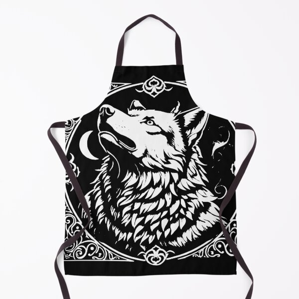 Item preview, wolf head illustration designed and sold by Brexmore3.