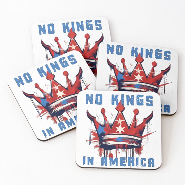 Item preview, No Kings In America Protest Art Print designed and sold by thelivingrp.