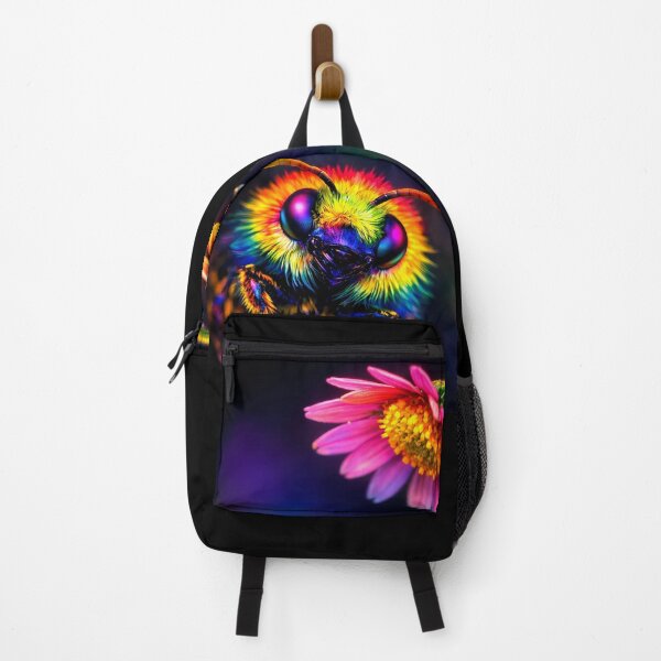 Item preview, Psychedelic Bee with Flower designed and sold by Crystal Furciniti.
