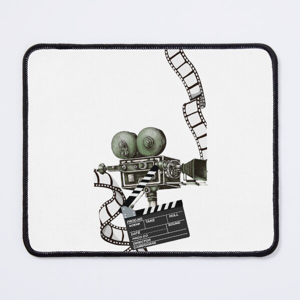 Item preview, Through the Lens – Vintage Cinema Camera Noir Edition designed and sold by WheelieGdArt.