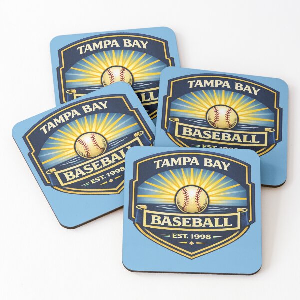 Item preview, Tampa Bay Baseball Vintage Badge 1998 Retro Sunshine Rays Style Design designed and sold by GhostDawgs.