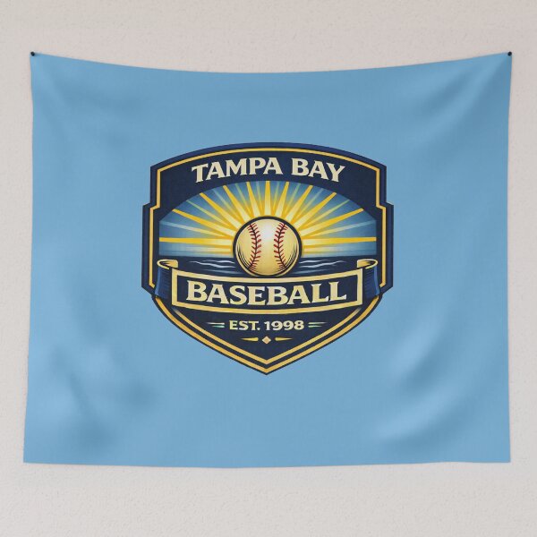 Item preview, Tampa Bay Baseball Vintage Badge 1998 Retro Sunshine Rays Style Design designed and sold by GhostDawgs.