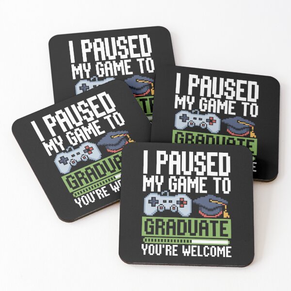 Item preview, I Paused My Game to Graduate,  designed and sold by jkrphoto.