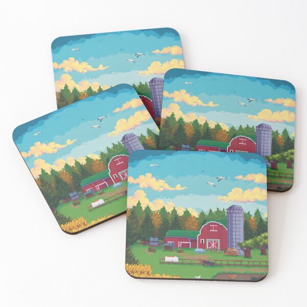 Item preview, Cozy Pixel Farm  Cute Retro Farming‑Sim Inspired Art designed and sold by Pixel8Prints.