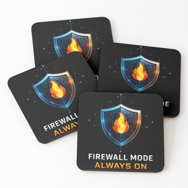 Item preview, Firewall Mode Always On – Cybersecurity Shield designed and sold by SidTastic .