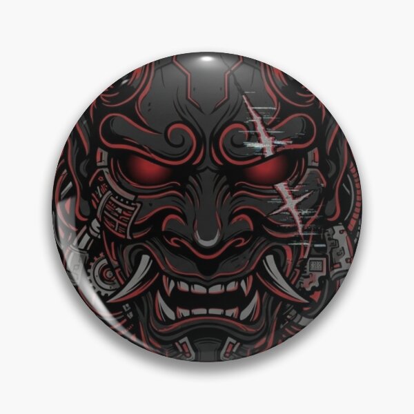 Artikelvorschau, Urban Warrior: Cyber-Oni-Maskendämon entworfen und verkauft von RickyStick.