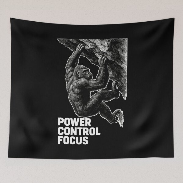 Item preview, Gorilla Bouldering: Power Control Focus Design designed and sold by Pineapple-Tree.