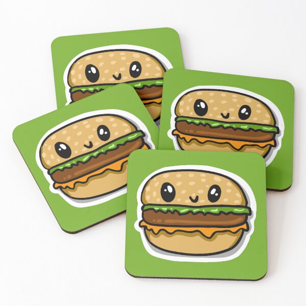 Item preview, Cute kawaii burger fast food designed and sold by sianelliot.