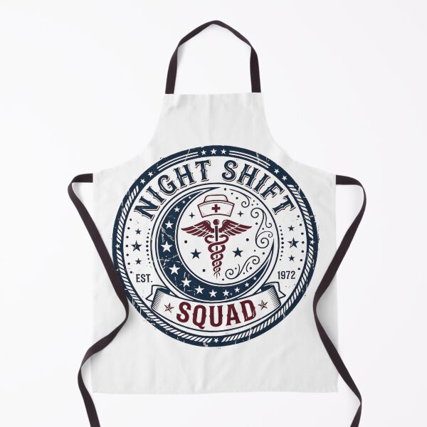 Item preview, Night Shift Squad Vintage Nurse Design Medical Emblem T-Shirt designed and sold by urbinet.