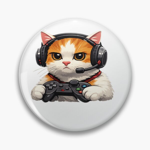 Aperçu de l'œuvre J'ai mis mon jeu en pause. Chat créée et vendue par Hoffmann-Shop.