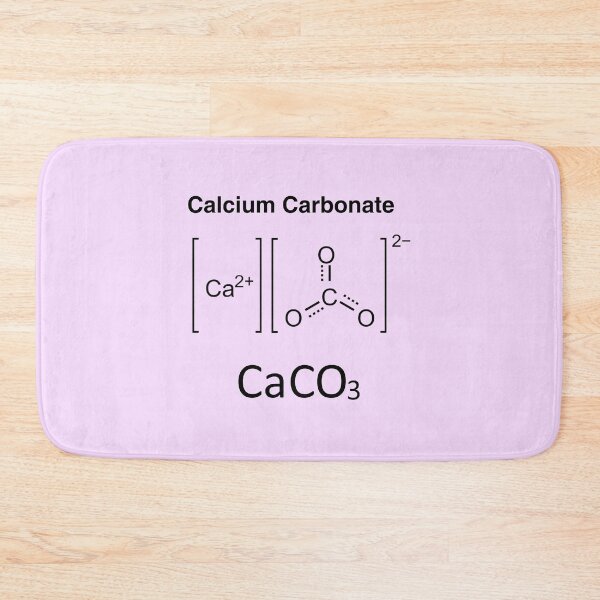 Item preview, Calcium Carbonate CaCO3 - Molecular Structure & Chemical Formula designed and sold by Surabhi Jain.