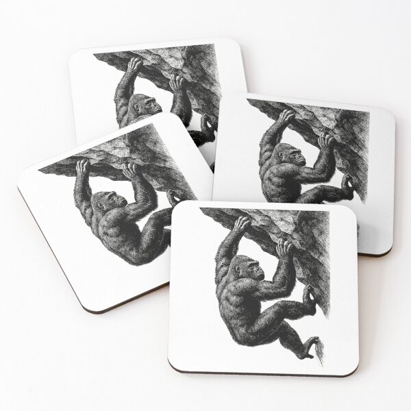 Item preview, Realistic Gorilla: Bouldering & Grip Strength designed and sold by Pineapple-Tree.